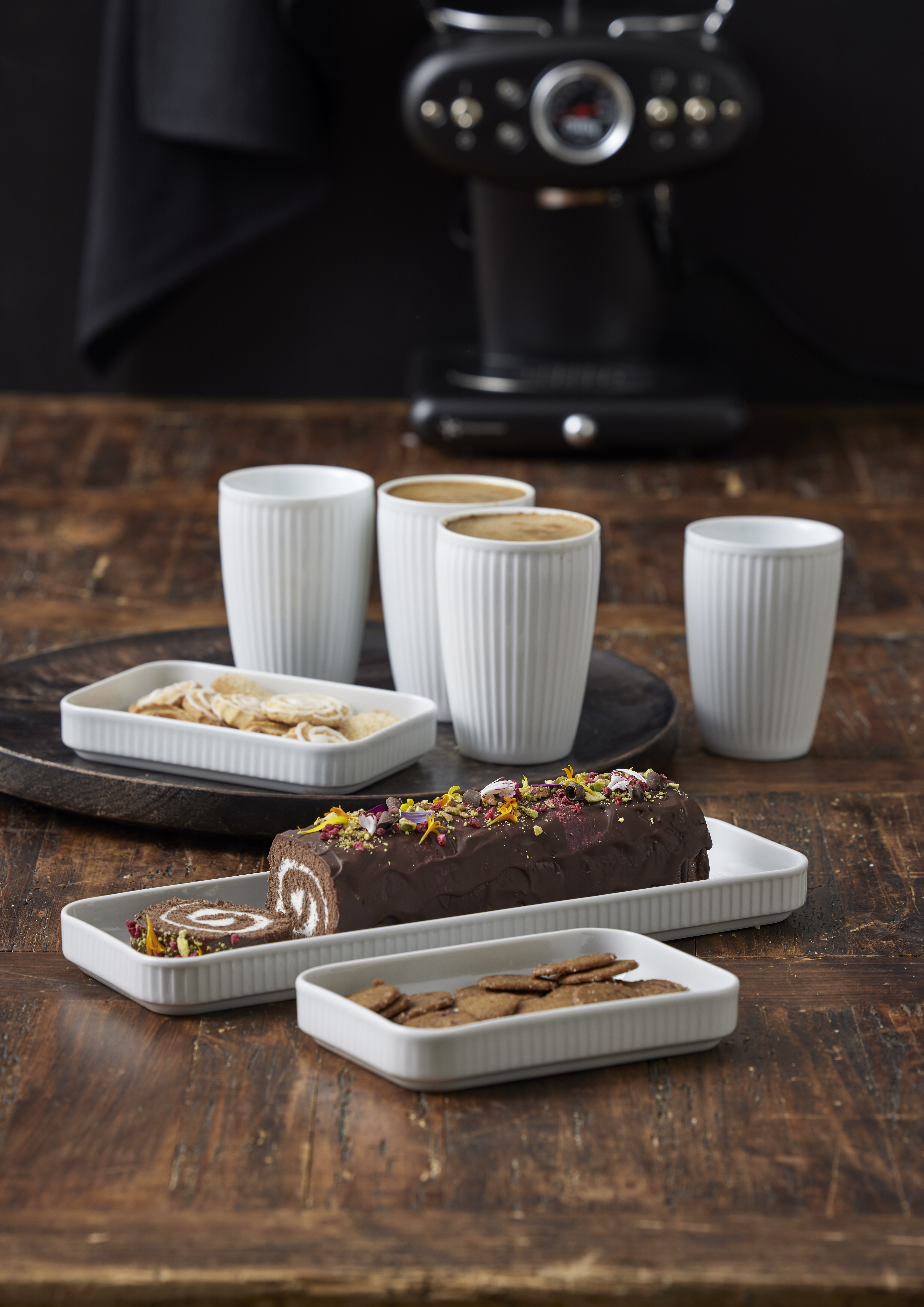 

Pillivuyt Kaffebord/pakke m. krus og tapas